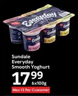Oxford Freshmarket Sundale Everyday Smooth Yoghurt offer