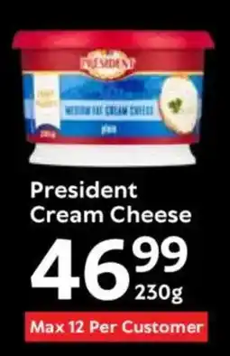 Oxford Freshmarket President Cream Cheese offer