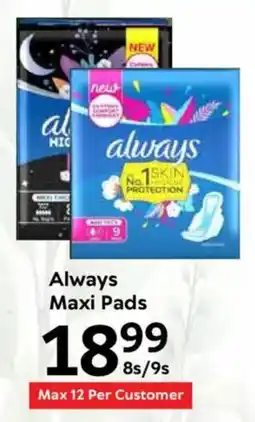 Oxford Freshmarket Always Maxi Pads offer