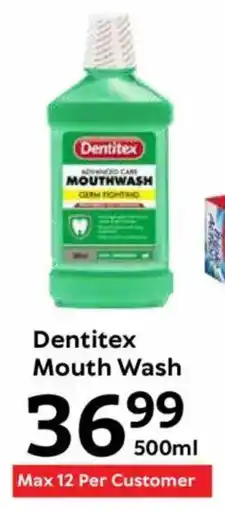 Oxford Freshmarket Dentitex Mouth Wash offer