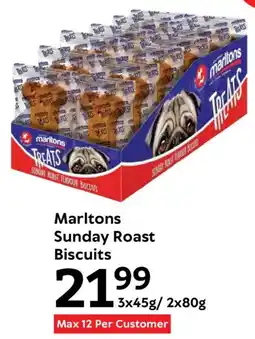 Oxford Freshmarket Marltons Sunday Roast Biscuits offer