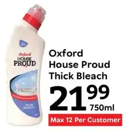 Oxford Freshmarket Oxford House Proud Thick Bleach offer