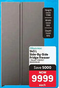 Makro Hisense Side-By-Side Fridge Freezer offer