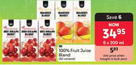 Makro m 100% Fruit Juice Blend offer