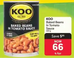 Makro KOO Baked Beans In Tomato Sauce offer