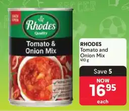 Makro RHODES Tomato and Onion Mix offer