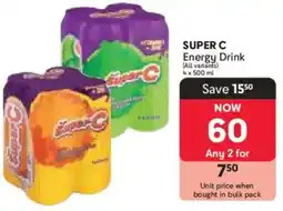 Makro SUPER C Energy Drink offer