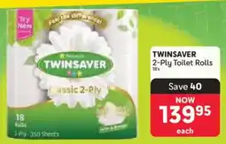 Makro TWINSAVER 2-Ply Toilet Rolls offer