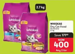 Makro WHISKAS Dry Cat Food offer