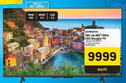 Makro Skyworth 164 cm 65" Mini LED Google TV offer