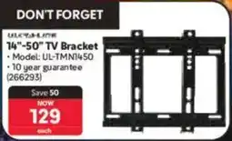 Makro Ultra-Link 14"-50" TV Bracket offer