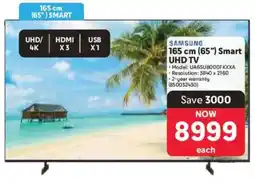 Makro SAMSUNG 165 cm 65" Smart UHD TV offer