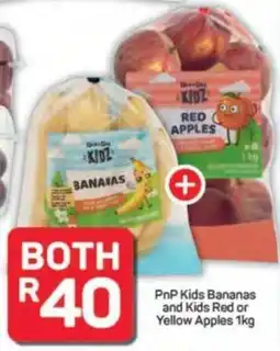 Pick n Pay Hypermarket PnP Kids Bananas and Kids Red or Yellow Apples offer