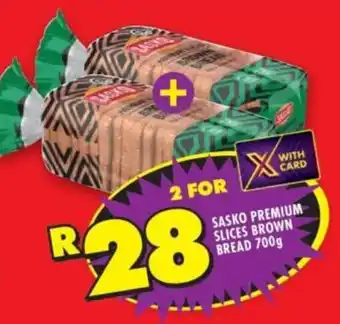 Sasko premium slices brown bread