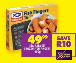 Shoprite SEA HARVEST FROZEN FISH FINGERS 400g offer