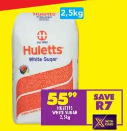 Shoprite Huletts White Sugar 2.5kg offer