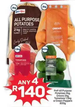 Pick n Pay Hypermarket PnP All Purpose Potatoes, Onions, Tomatoes, Green Peppers offer