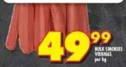 Shoprite Bulk smokies viennas offer