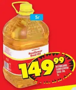 Shoprite Ritebrand sunflower seed oil offer