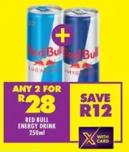 Shoprite Red bull energy drink offer