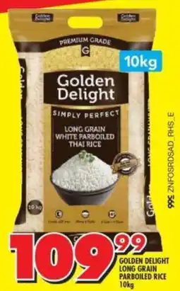 Shoprite Golden delight long grain parboiled rice offer