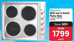 Makro Hisense 4-Solid Plate Hob offer