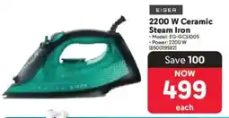 Makro Eiger 2200 W Ceramic Steam Iron offer