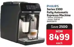 Makro Philips Series 2300 Fully Automatic Espresso Machine offer