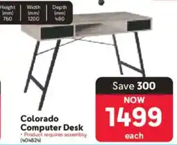 Makro Colorado Computer Desk offer