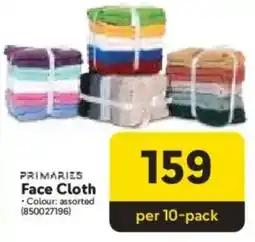 Makro Primaries Face Cloth offer