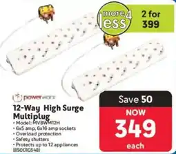 Makro Powerworx 12-Way High Surge Multiplug offer