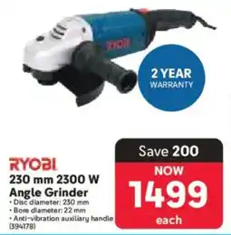 Makro Ryobi 2300 W Angle Grinder offer