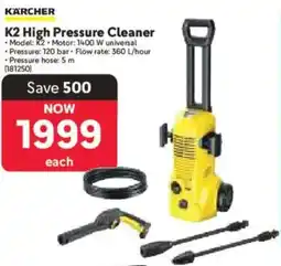 Makro Karcher K2 High Pressure Cleaner offer