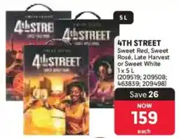 Makro 4th Street Sweet Red, Sweet Rosé, Late Harvest or Sweet White offer