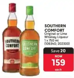 Makro Southern Comfort Original or Lime Whiskey Liqueur offer