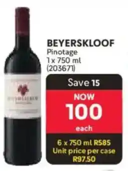 Makro Beyerskloof Pinotage offer
