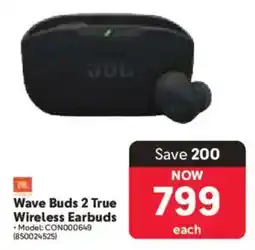 Makro JBL Wave Buds 2 True Wireless Earbuds offer