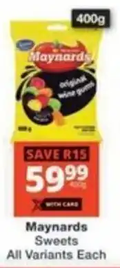 Checkers Hyper Maynards Sweets All Variants offer