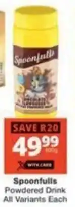 Checkers Hyper Spoonfulls Powdered Drink All Variants offer