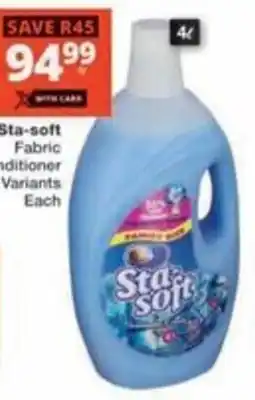 Checkers Hyper Sta-soft Fabric Conditioner All Variants offer