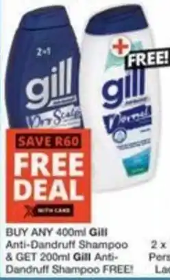 Checkers Hyper Gill Anti-Dandruff Shampoo offer