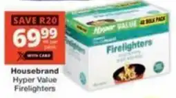 Checkers Hyper Housebrand Hyper Value Firelighters offer