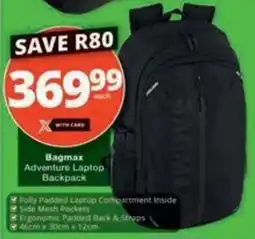 Checkers Hyper Bagmax Adventure Laptop Backpack offer