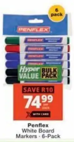 Checkers Hyper Penflex White Board Markers offer
