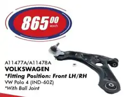 Goldwagen Vika Volkswagen control arm offer