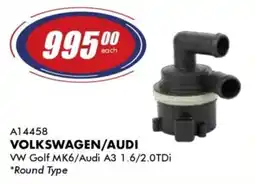 Goldwagen Vika Volkswagen/ audi water pump offer