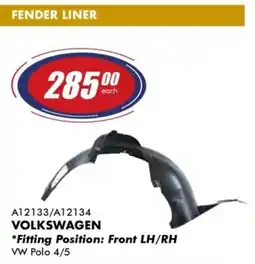 Goldwagen DPA volkswagen fender liner offer