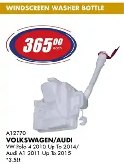 Goldwagen DPA volkswagen/ audi windscreen washer bottle offer