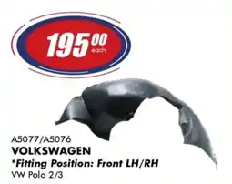 Goldwagen DPA volkswagen fender liner offer