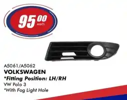 Goldwagen DPA volkswagen bumper grille offer